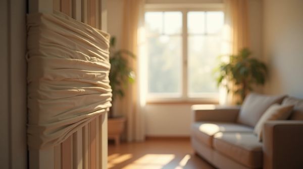 Fini les courants d'air avec une bonne bande isolante pour porte