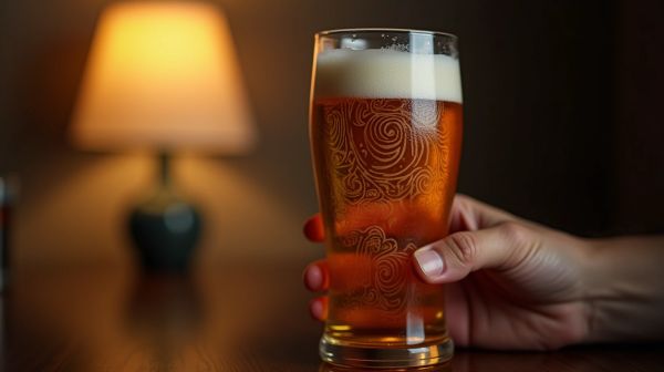Offrez un verre à bière personnalisé gravé pour marquer les esprits