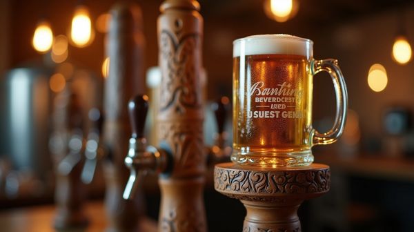 Offrez un verre à bière personnalisé gravé pour marquer les esprits